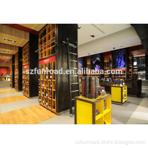 New wall mounted fashion wine display rack for sale